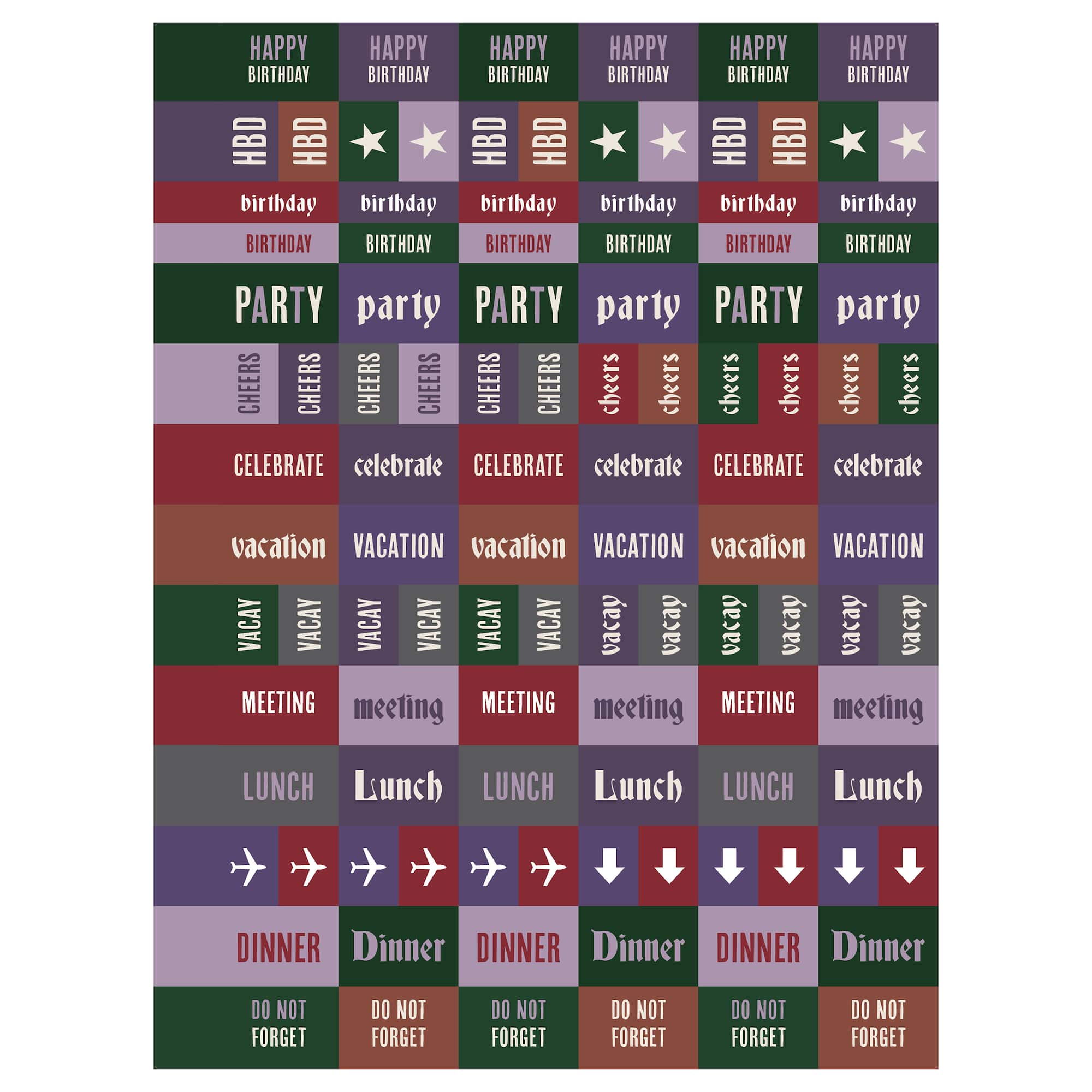 TF Publishing 2025-2026 Black Velvet Medium Weekly/Monthly Planner